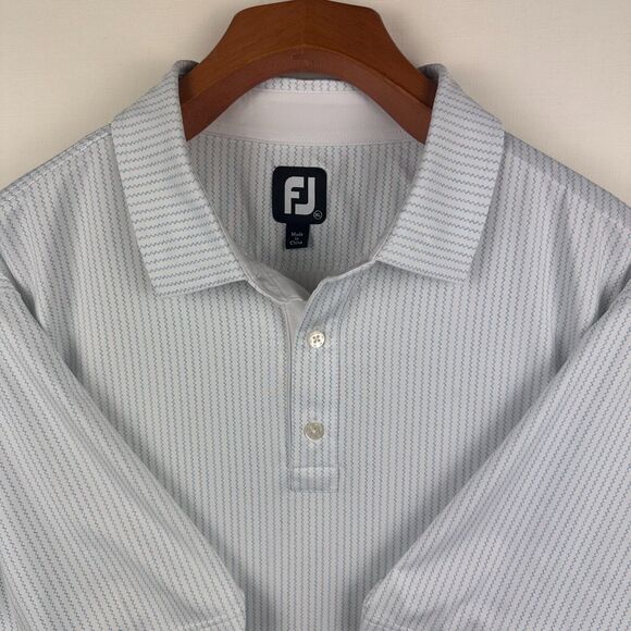 FootJoy FJ Men's Size XL Performance Golf Polo Shirt Casual All Over Print Shirt - Picture 1 of 10
